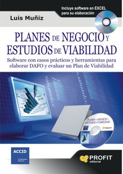 portada Planes de Negocio y Estudios de Viabilidad: Software con Casos Prácticos y Herramientas Para Elaborar Dafo y Evaluar un Plan de Viabilidad