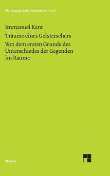 portada Träume eines Geistersehers (in German)