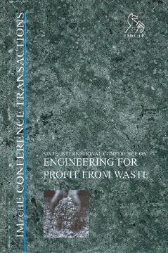 portada Engineering for Profit from Waste VI (en Inglés)
