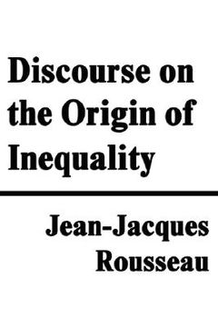 portada discourse on the origin of inequality (en Inglés)