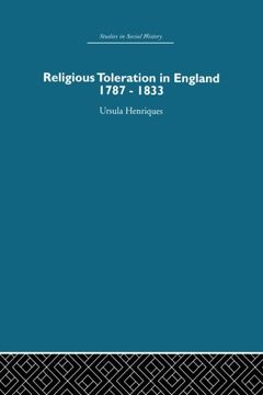 portada Religious Toleration in England: 1787-1833