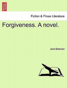 portada forgiveness. a novel. (in English)