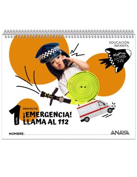 portada Emergencia!  Llama al 112!  Nivel 1