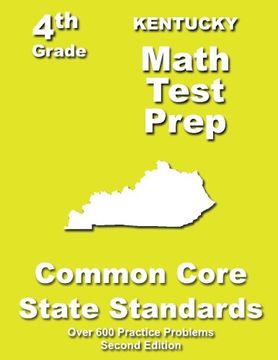 portada Kentucky 4th Grade Math Test Prep: Common Core Learning Standards