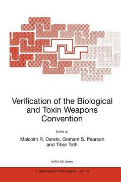 portada verification of the biological and toxin weapons convention (en Inglés)