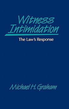 portada witness intimidation: the law's response (in English)