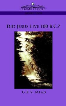 portada did jesus live 100 b.c.?