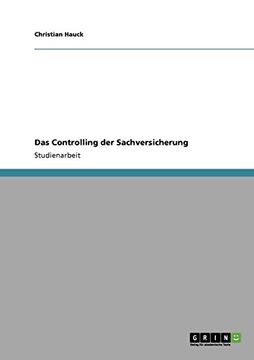 portada Das Controlling der Sachversicherung (German Edition)