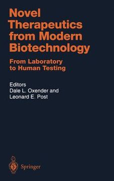 portada novel therapeutics from modern biotechnology (en Inglés)