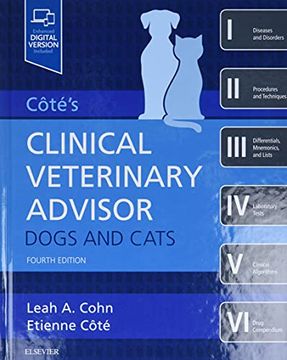 portada Cote'S Clinical Veterinary Advisor: Dogs and Cats, 4e (en Inglés)