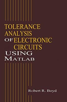 portada Tolerance Analysis of Electronic Circuits Using MATLAB (en Inglés)