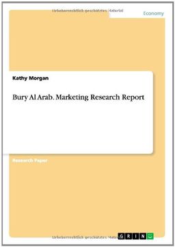 portada Bury Al Arab. Marketing Research Report