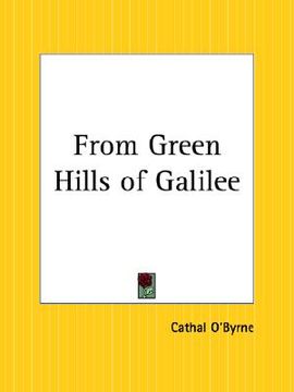 portada from green hills of galilee (in English)