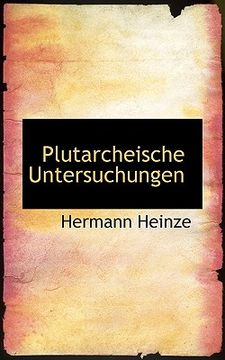 portada plutarcheische untersuchungen (in English)