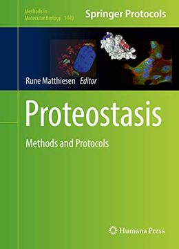 portada Proteostasis: Methods and Protocols (Methods in Molecular Biology, 1449) (in English)