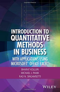 portada Introduction to Quantitative Methods in Business: With Applications Using Microsoft (R) Office Excel (R)