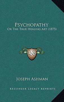 portada psychopathy: or the true healing art (1875) (in English)