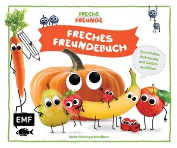 portada Freche Freunde Freches Freundebuch: Zum Malen, Ankreuzen und Selbstausfüllen Mein Kindergartenalbum (en Alemán)