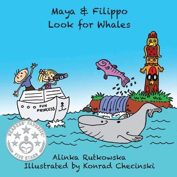 portada Maya & Filippo Look for Whales (en Inglés)