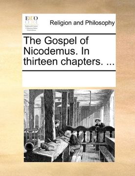 portada the gospel of nicodemus. in thirteen chapters. ...