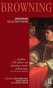 portada Robert Browning: Selected Poems: Selected Poems (Longman Annotated English Poets) (en Inglés)