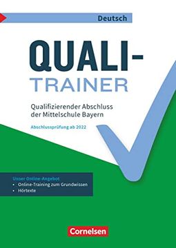portada Abschlussprüfungstrainer Deutsch 9. Jahrgangsstufe - Bayern - Quali-Trainer (en Alemán)