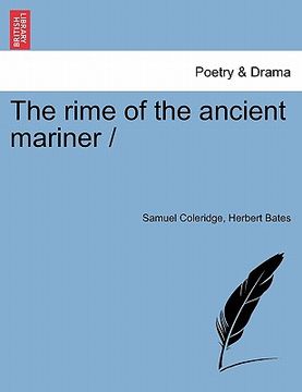 portada the rime of the ancient mariner / (en Inglés)