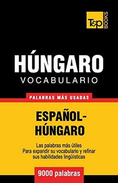 portada Vocabulario Español-Húngaro - 9000 Palabras más Usadas