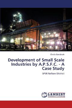 portada Development of Small Scale Industries by A.P.S.F.C. - A Case Study