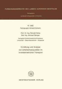 portada Ermittlung und Analyse von Unfallschwerpunkten im Innerbetrieblichen Transport 