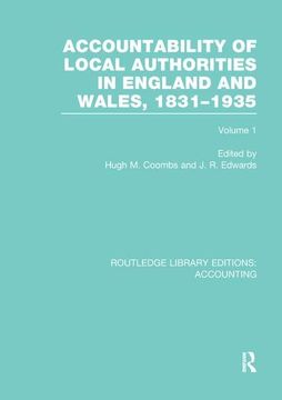 portada Accountability of Local Authorities in England and Wales, 1831-1935 Volume 1 (Rle Accounting) (in English)