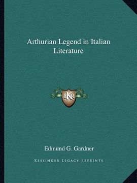 portada arthurian legend in italian literature (in English)
