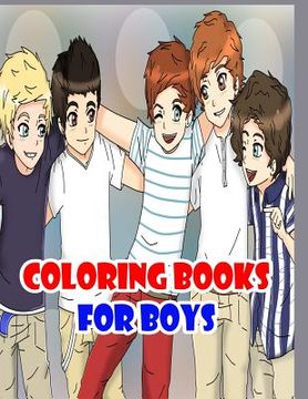 portada Coloring Books For Boys: Coloring Pages for Kids (en Inglés)