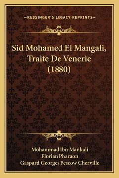 portada Sid Mohamed El Mangali, Traite De Venerie (1880) (in French)