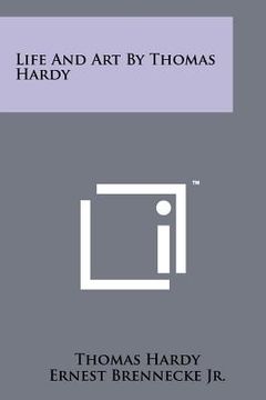 portada life and art by thomas hardy (in English)