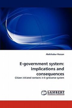 portada e-government system: implications and consequences (in English)