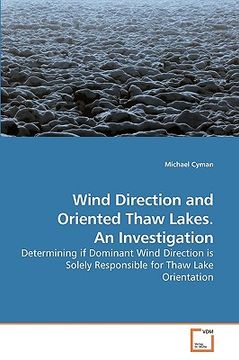 portada wind direction and oriented thaw lakes. an investigation (in English)