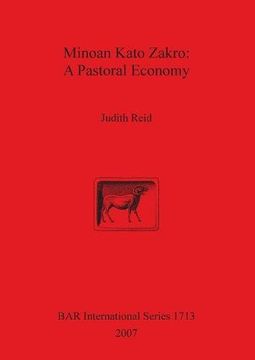 portada Minoan Kato Zakro: A Pastoral Economy (BAR International Series)