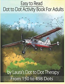 portada Easy to Read dot to dot Activity Book for Adults From 150-498 Dots: 21 (Fun dot to dot for Adults) 