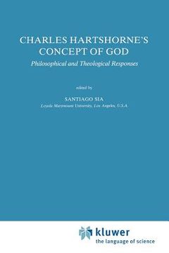 portada charles hartshorne's concept of god: philosophical and theological responses (en Inglés)