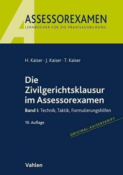 portada Die Zivilgerichtsklausur im Assessorexamen (en Alemán)