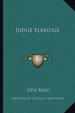 portada judge elbridge (en Inglés)