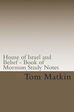 portada house of israel and belief - book of mormon study notes (en Inglés)