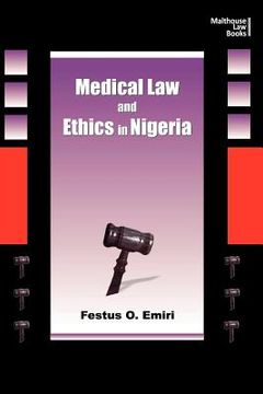 portada medical law and ethics in nigeria (en Inglés)