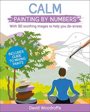 portada Calm Painting by Numbers: With 30 Soothing Images to Help you De-Stress. Includes Guide to Mixing Paints: 2 (Sirius Painting by Numbers) 