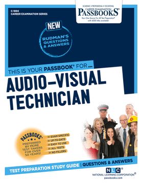 portada Audio-Visual Technician (C-1894): Passbooks Study Guide Volume 1894 (en Inglés)