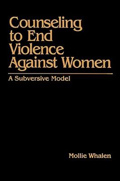 portada counseling to end violence against women: a subversive model (in English)