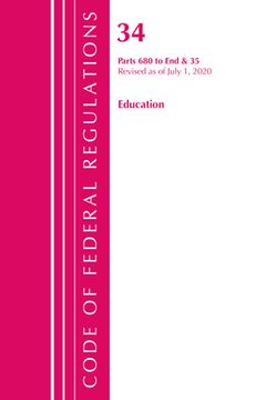 portada Code of Federal Regulations, Title 34 Education 680-End & 35 (en Inglés)
