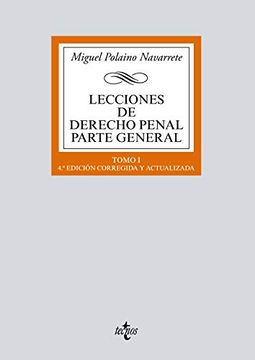 portada Lecciones de Derecho Penal Parte General: Tomo i (Derecho - Biblioteca Universitaria de Editorial Tecnos)