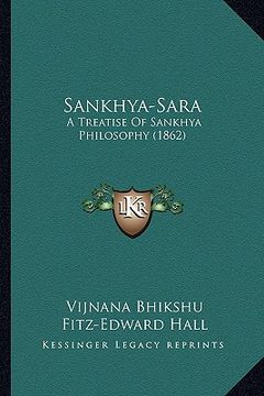 portada sankhya-sara: a treatise of sankhya philosophy (1862) (en Inglés)